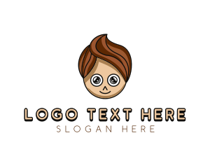 Stylish Cartoon Boy logo