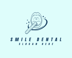 Dental Tongue Depressor logo design