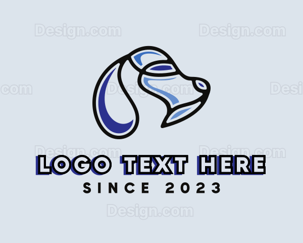 Dog Head Puppy Logo