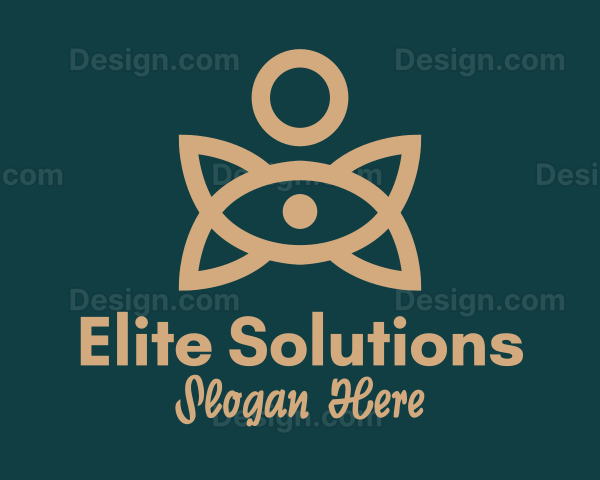 Online Yoga Eye Logo