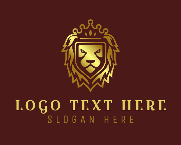 Lion logo example 3