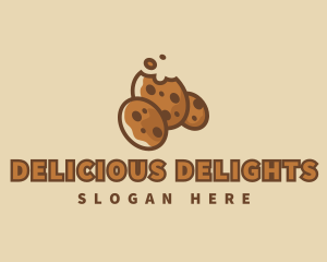 Delicious Cookie Bite logo design