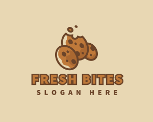 Delicious Cookie Bite logo design