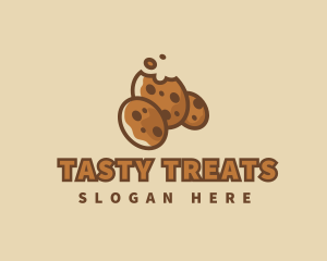 Delicious Cookie Bite logo design