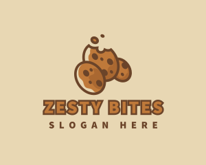 Delicious Cookie Bite logo design