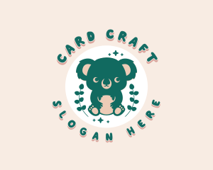 Cute Wildlife Koala Logo