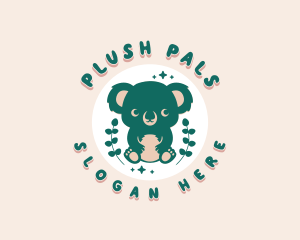 Cute Wildlife Koala logo design