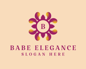 Elegant Floral Brand logo design