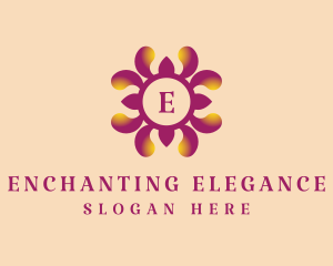 Elegant Floral Brand logo design