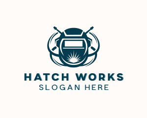 Industrial Fabrication Welder logo design