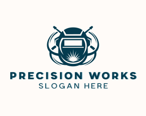 Industrial Fabrication Welder logo design