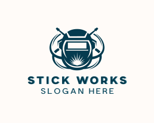 Industrial Fabrication Welder logo design