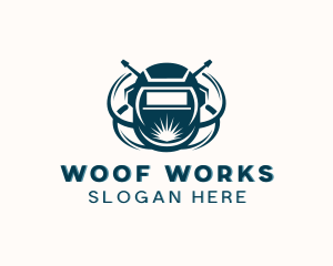 Industrial Fabrication Welder logo design