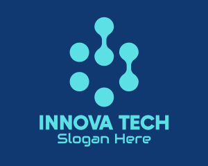 Blue Tech Company logo design