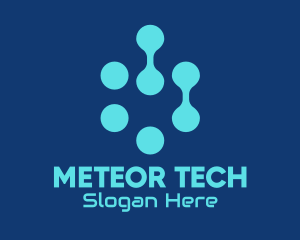 Blue Tech Company logo design