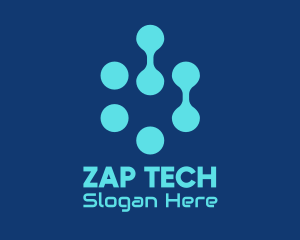 Blue Tech Company logo design