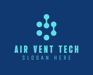 Blue Tech Company Logo