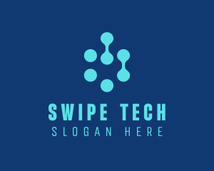 Blue Tech Company logo design