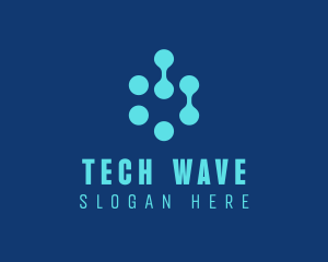 Blue Tech Company logo design