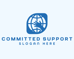 Globe Support Organization logo design