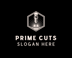 Metalwork Laser Cutting logo design