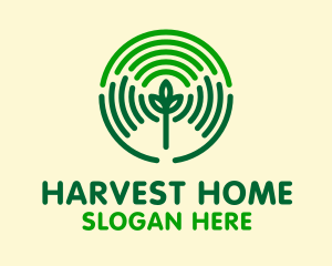 Farmer Hands Plant logo