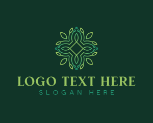 Eco Organic Wreath logo