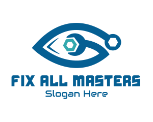 Eye Wrench Fix logo design