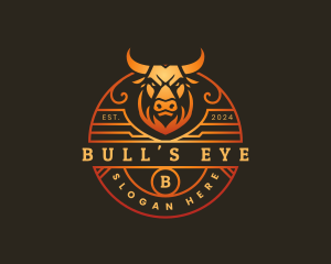 Ranch Bull Steakhouse logo design