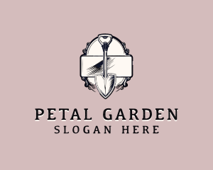 Vintage Shovel Landscaping logo design