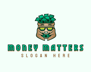 Dollar Money Sack logo design