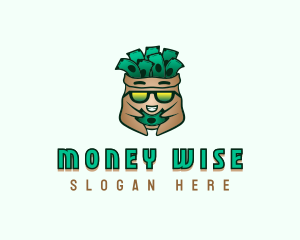 Dollar Money Sack logo design