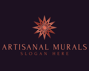 Elegant Star Mandala logo design