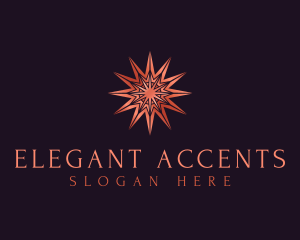 Elegant Star Mandala logo design