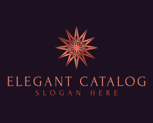 Elegant Star Mandala logo design