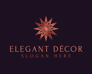 Elegant Star Mandala logo design