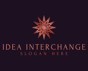 Elegant Star Mandala logo design