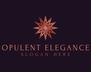 Elegant Star Mandala logo design