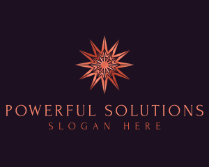 Elegant Star Mandala logo design