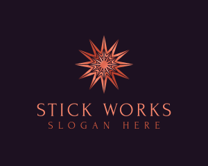 Elegant Star Mandala logo design