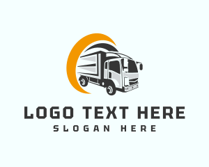 Logistics Truck Delivery logo