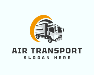 Logistics Truck Delivery logo design