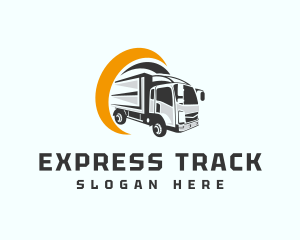 Logistics Truck Delivery logo design