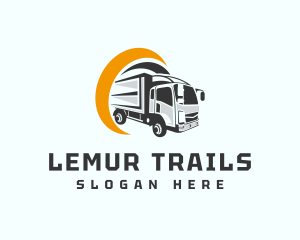 Logistics Truck Delivery logo design