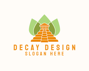 Ancient Temple Leaves logo design