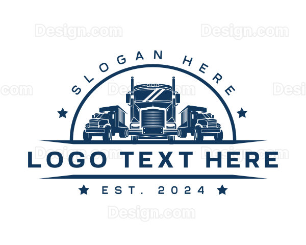 Trucking Delivery Transport Logo