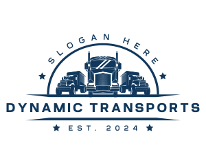 Trucking Delivery Transport logo design