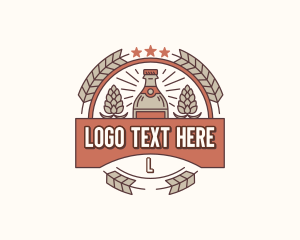 Liquor Beer Brewery Logo