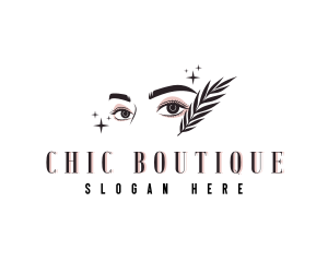 Chic Feminine Makeup logo design