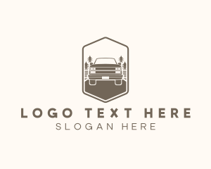 Offroad Hexagon SUV Vehicle logo